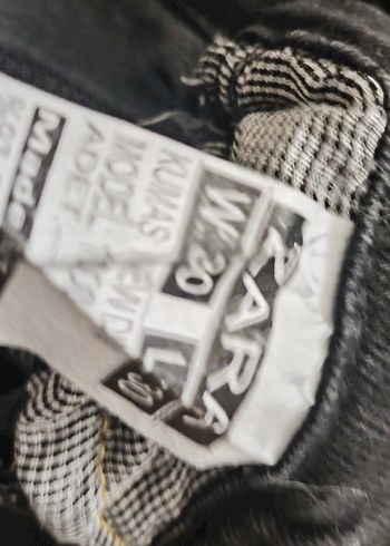 Siyah Kemerli Kadın Kumaş Pantolon - Görsel 2