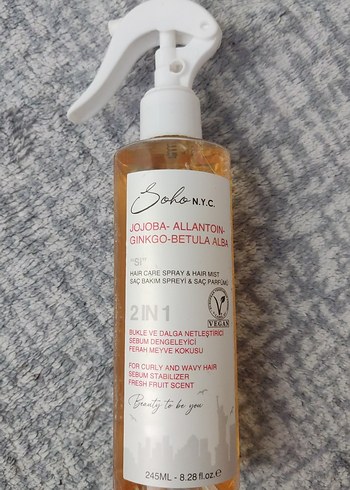 Soho N.Y.C. 2'si 1 Arada Saç Bakım Spreyi 245ml