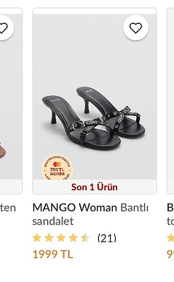 39 Beden mango topuklu terlik