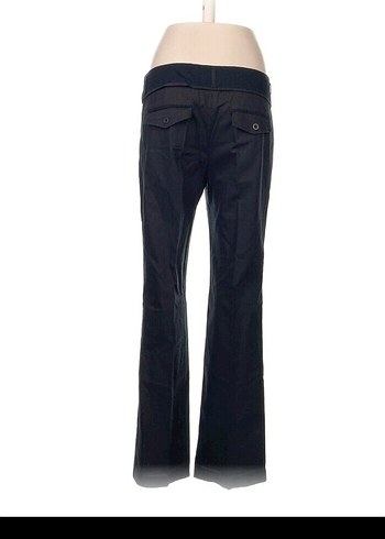 Kadın Gri Kemerli Normal Paça Jean Pantolon - Görsel 3