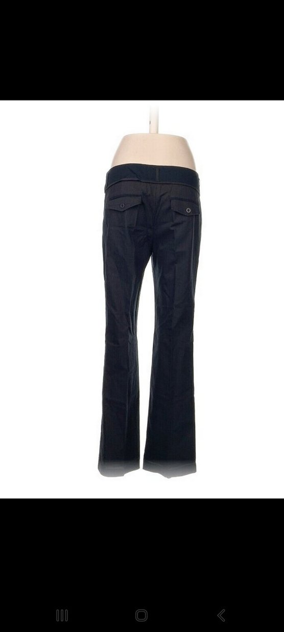 Kadın Gri Kemerli Normal Paça Jean Pantolon - Görsel 3