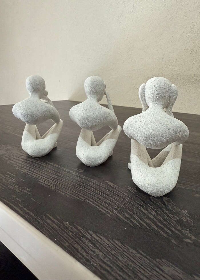 Görmedim, Duymadım, Bilmiyorum Biblo Set - Görsel 3