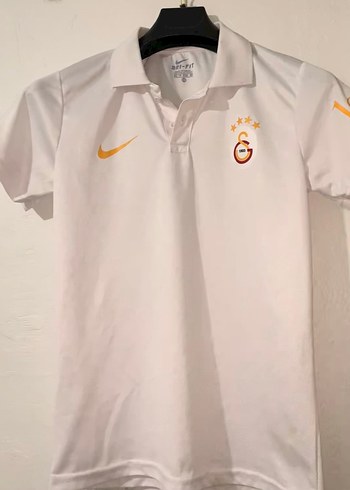 Beyaz Kısa Kollu Galatasaray Polo Tişört