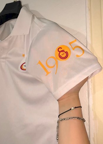 Nike Beyaz Kısa Kollu Galatasaray Polo Tişört