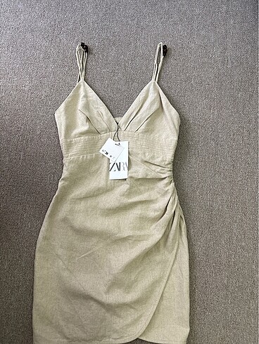 Zara Keten elbise 