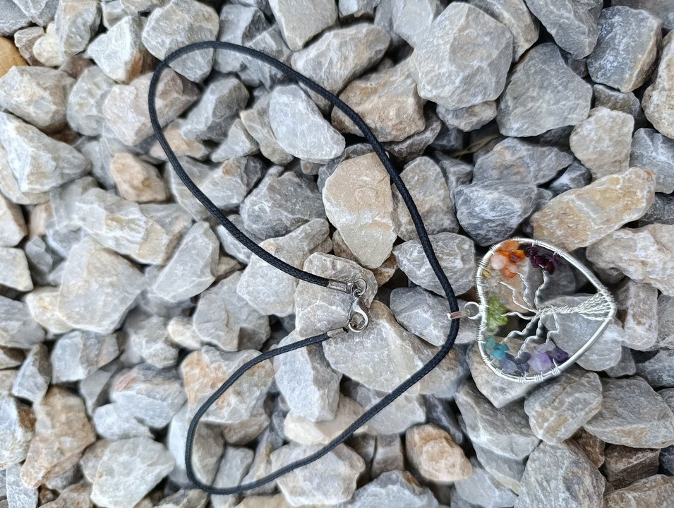 Renkli Taşlı Bohem Kadın Kolye - Görsel 2