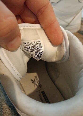38 Beden beyaz Renk Orjinal Reebok