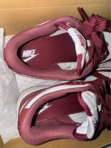 38 Beden bordo Renk Nike dunk low
