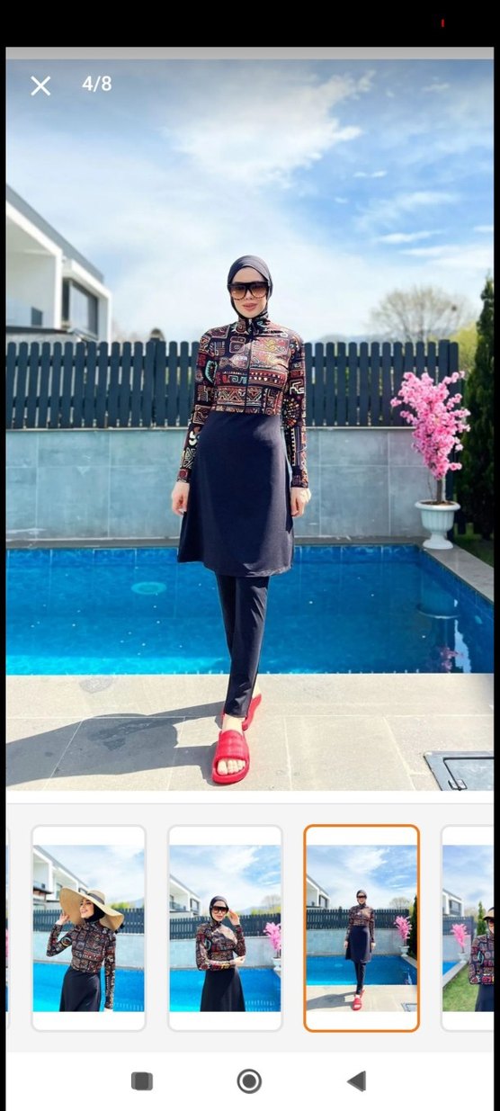 Uzun Kollu Etnik Desenli Bohem Mayo - Görsel 3