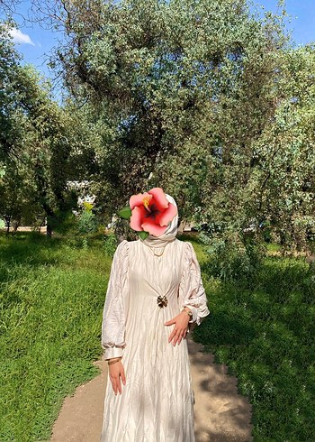 Diğer Beyaz Bohem Uzun elbise