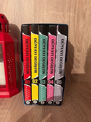 manga dünyayı deği?tir 1-5 kutu set