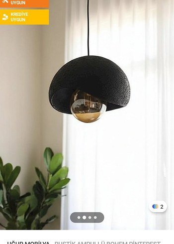 Rustik ampullu bohem sarkıt avize - Görsel 3