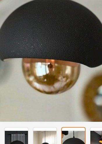 Rustik ampullu bohem sarkıt avize - Görsel 2