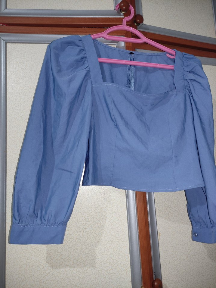 Mavi Kadın Uzun Kollu Bluz - Görsel 3