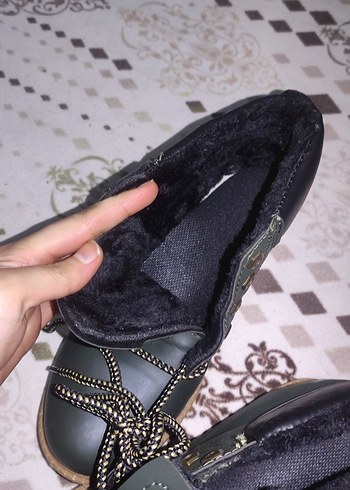 Kahverengi  Dolgu Topuklu Bot - Görsel 4