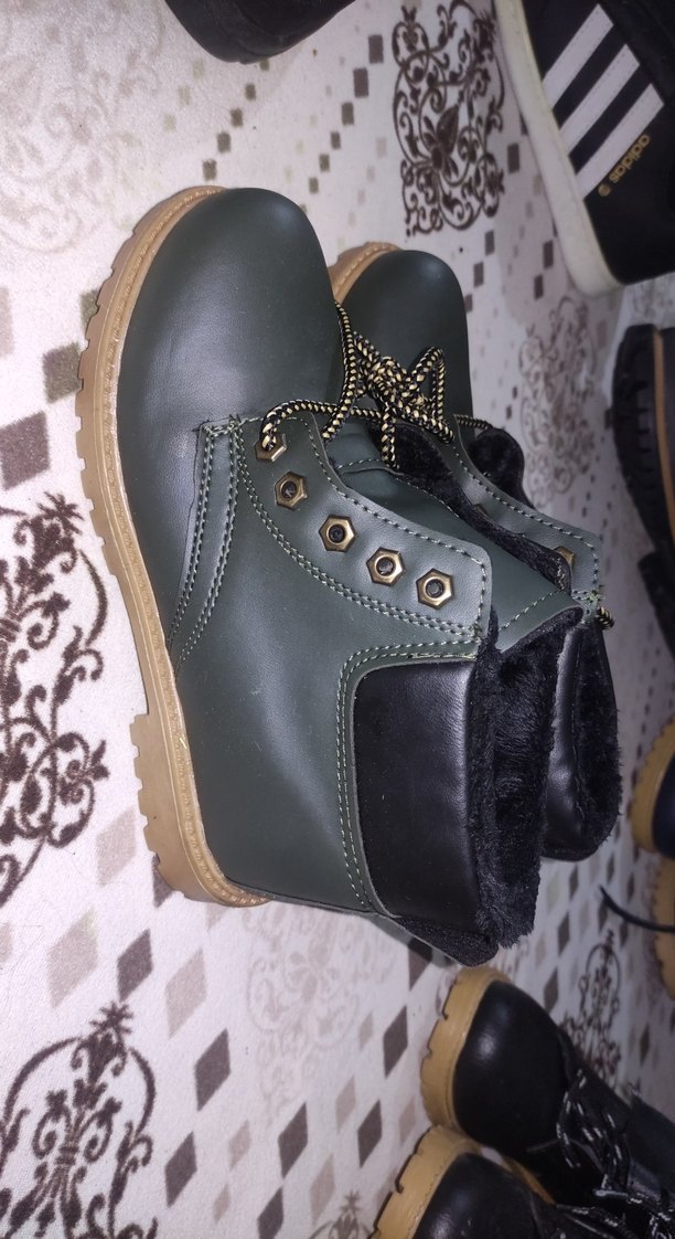 Kahverengi  Dolgu Topuklu Bot - Görsel 2