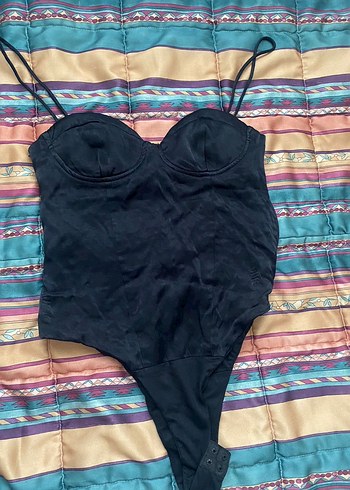 İnce Askılı Saten Body
