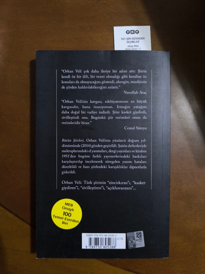 Orhan Veli - Bütün Şiirleri Kitabı - Görsel 2