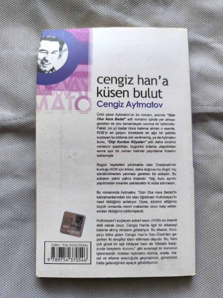 Cengiz Han'a Küsen Bulut - Cengiz Aytmatov - Görsel 2