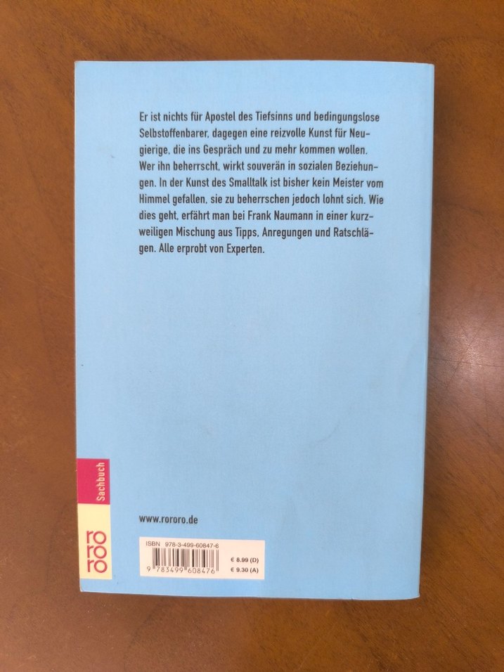 Frank Naumann - Smalltalk Sanatı (Almanca) - Görsel 2