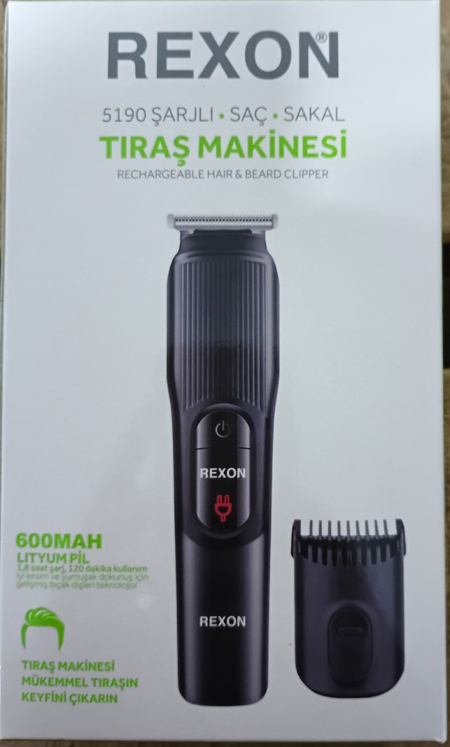 REXON Çok Fonksiyonlu Şarjlı Tıraş Makinesi - Görsel 2