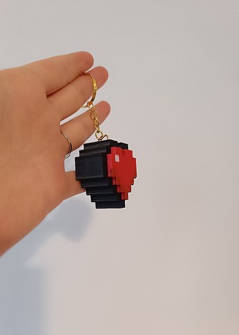 clicker Kalp Anahtarlık - Görsel 2