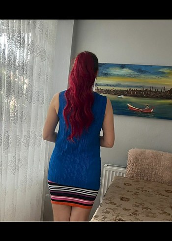 Beden ATEŞ KIZILI PENÇE TOKALI AT KUYRUĞU SAÇ