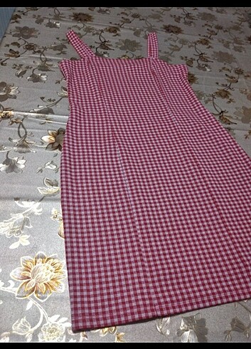 Diğer KIRMIZI PÖTİKARE ELBİSE M/L