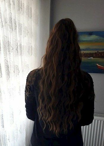 TOKALI AT KUYRUĞU SAÇ ORTA KAHVERENGİ 65CM