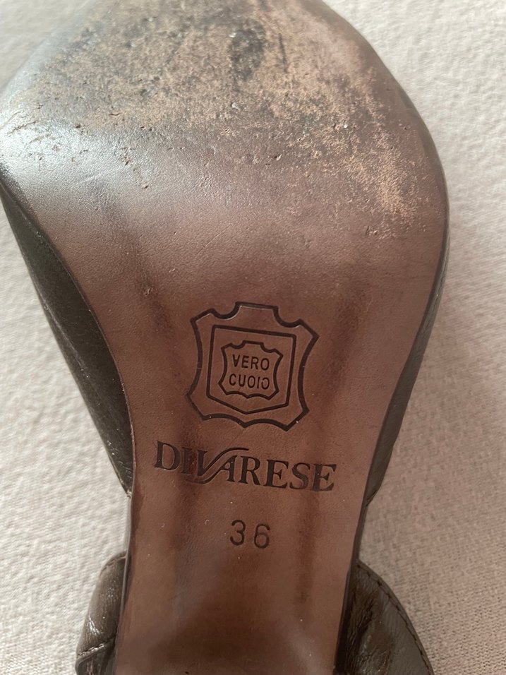 Derimod Kahverengi Stiletto Topuklu Kadın Ayakkabı Orijinal Ürün - Görsel 5