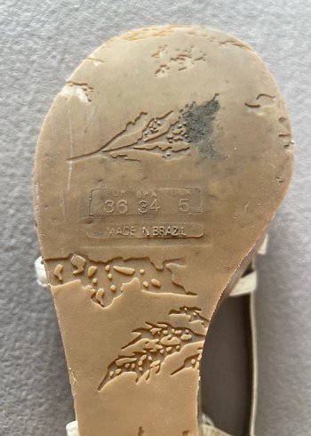 İnci Beyaz Kadın Dolgu Topuklu Ayakkabı Orijinal Ürün - Görsel 5