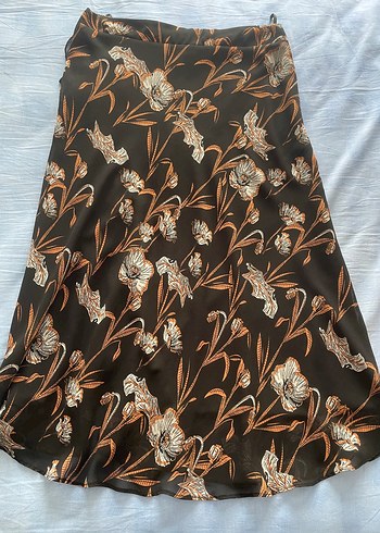 İpekyol Kahverengi Bohem Uzun Midi Etek Orijinal Ürün - Görsel 4