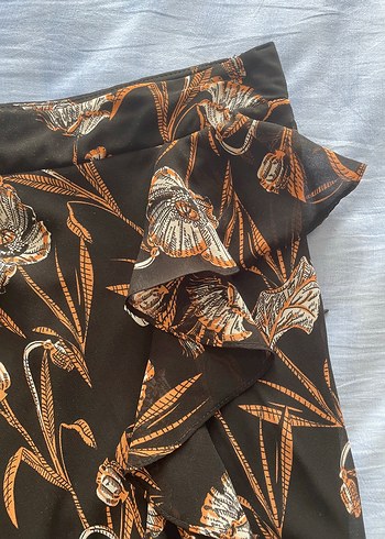 İpekyol Kahverengi Bohem Uzun Midi Etek Orijinal Ürün - Görsel 2