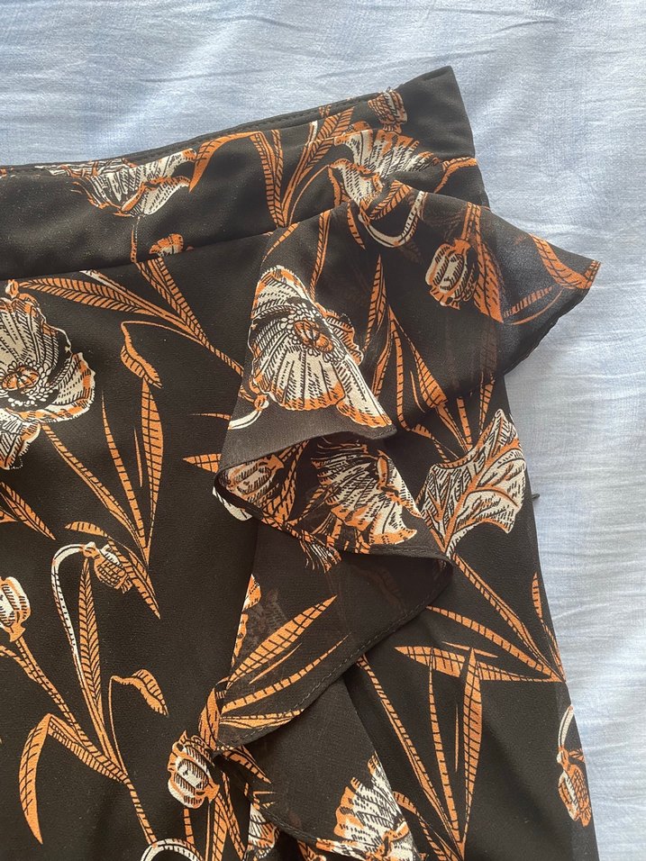 İpekyol Kahverengi Bohem Uzun Midi Etek Orijinal Ürün - Görsel 2