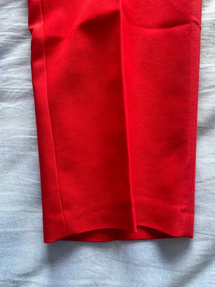 Herry Kırmızı Kadın Kumaş Pantolon Orijinal Ürün - Görsel 2