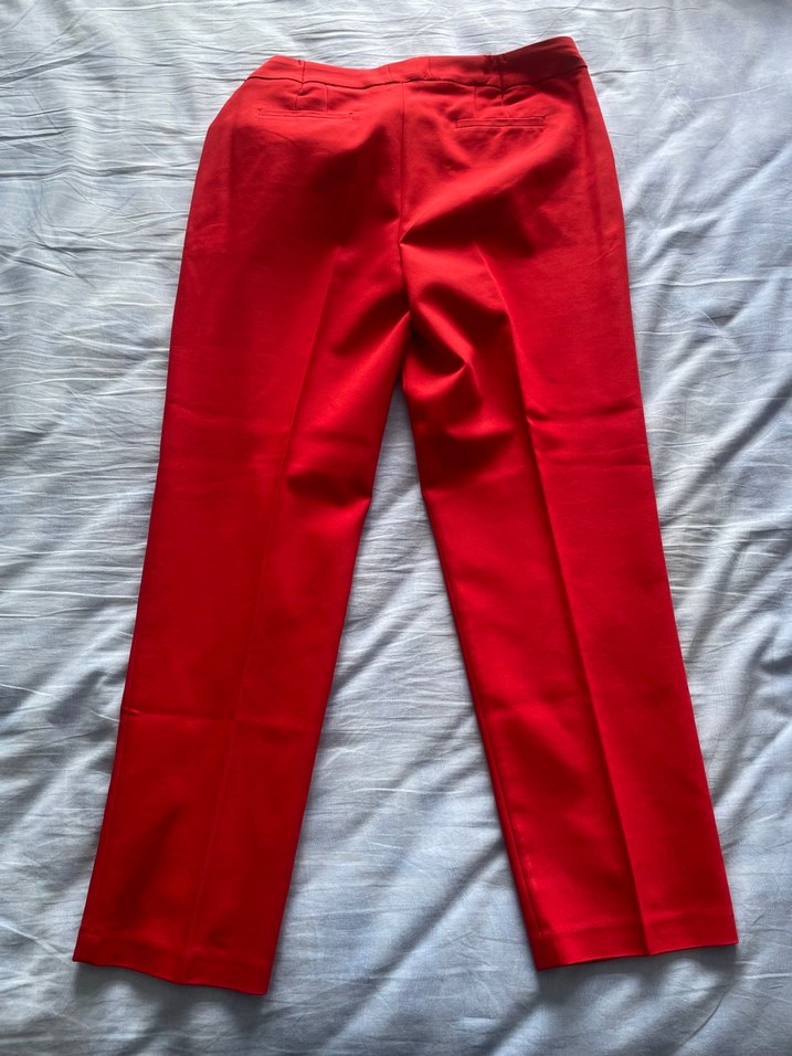Herry Kırmızı Kadın Kumaş Pantolon Orijinal Ürün - Görsel 5