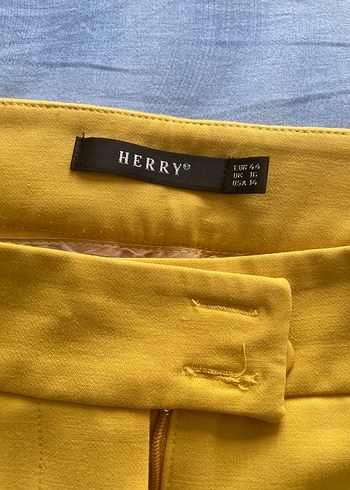 Herry Sarı Kadın Kumaş Pantolon - Görsel 5