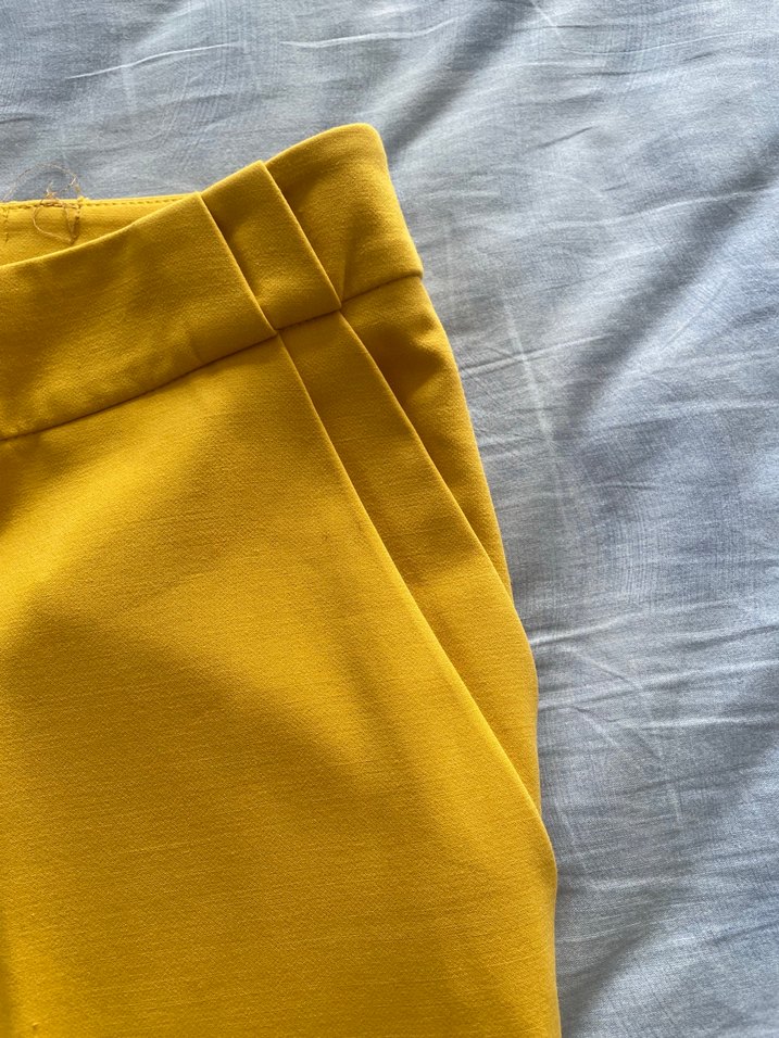 Herry Sarı Kadın Kumaş Pantolon - Görsel 4