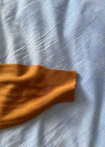 Seçil Kahverengi Yumuşak Dokulu Boğazlı Kadın Kazak Orijinal - Görsel 2