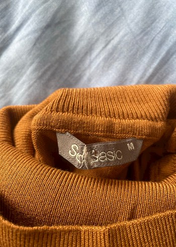 Seçil Kahverengi Yumuşak Dokulu Boğazlı Kadın Kazak Orijinal - Görsel 6