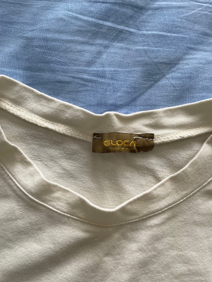 Jeans Lab Kadın Beyaz Fırfırlı Sweatshirt Orijinal Ürün - Görsel 3