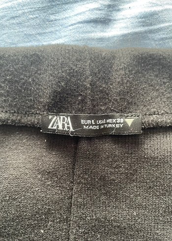 Zara Kadın Siyah Midi Kalem Etek Orijinal Ürün - Görsel 5