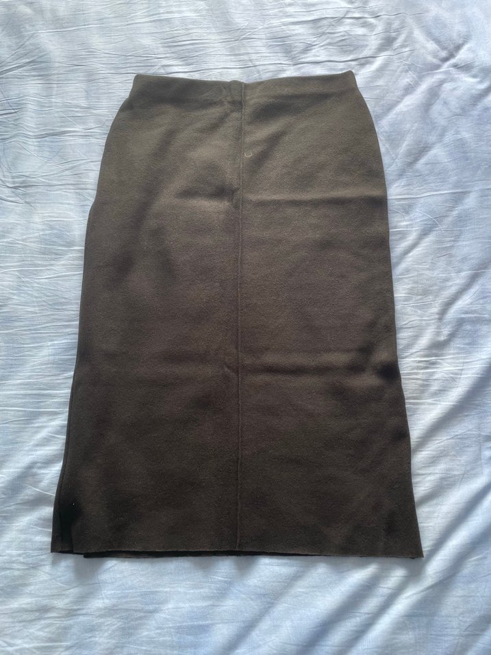 Zara Kadın Siyah Midi Kalem Etek Orijinal Ürün - Görsel 4