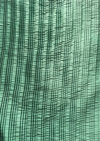 Zara Yeşil Pliseli Kadın Pantolon Ve Bluz Orijinal Ürün - Görsel 9