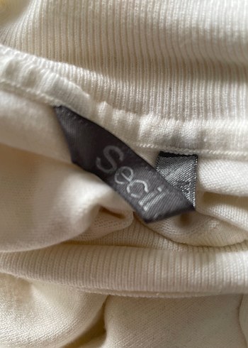 Seçil Beyaz Kadın Boğazlı Kazak Orijinal Ürün - Görsel 6