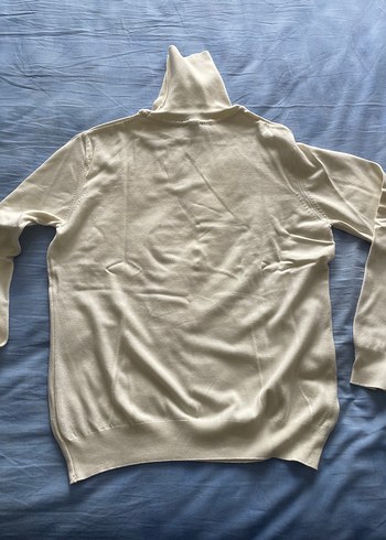 Seçil Beyaz Kadın Boğazlı Kazak Orijinal Ürün - Görsel 5