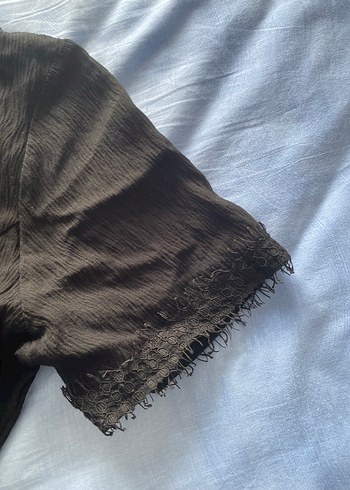 ADL Düğmeli Uzun Siyah Elbise Orijinal Ürün - Görsel 4