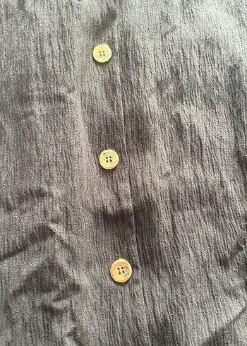 ADL Düğmeli Uzun Siyah Elbise Orijinal Ürün - Görsel 2