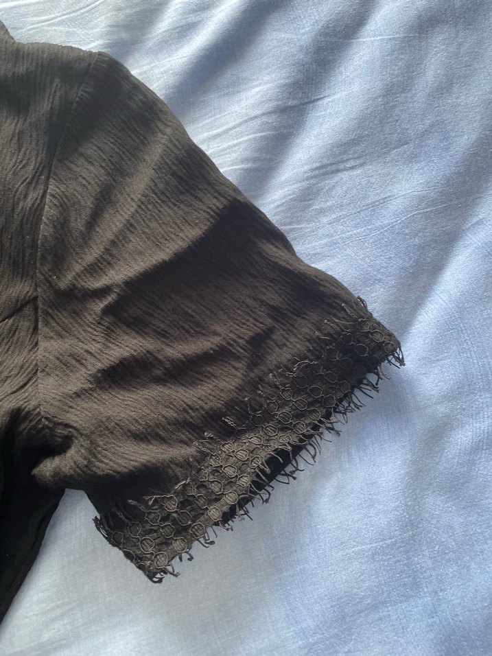 ADL Düğmeli Uzun Siyah Elbise Orijinal Ürün - Görsel 4