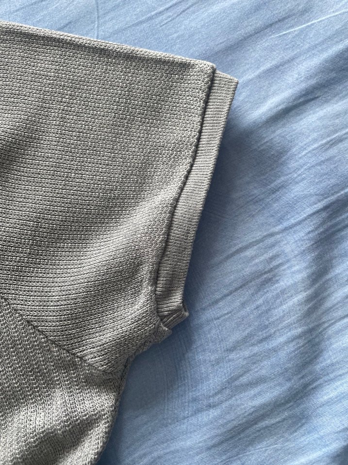 Zara Gri Erkek Oversize  Tişört Orijinal Ürün - Görsel 5